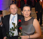 Kamil Durczok z żoną