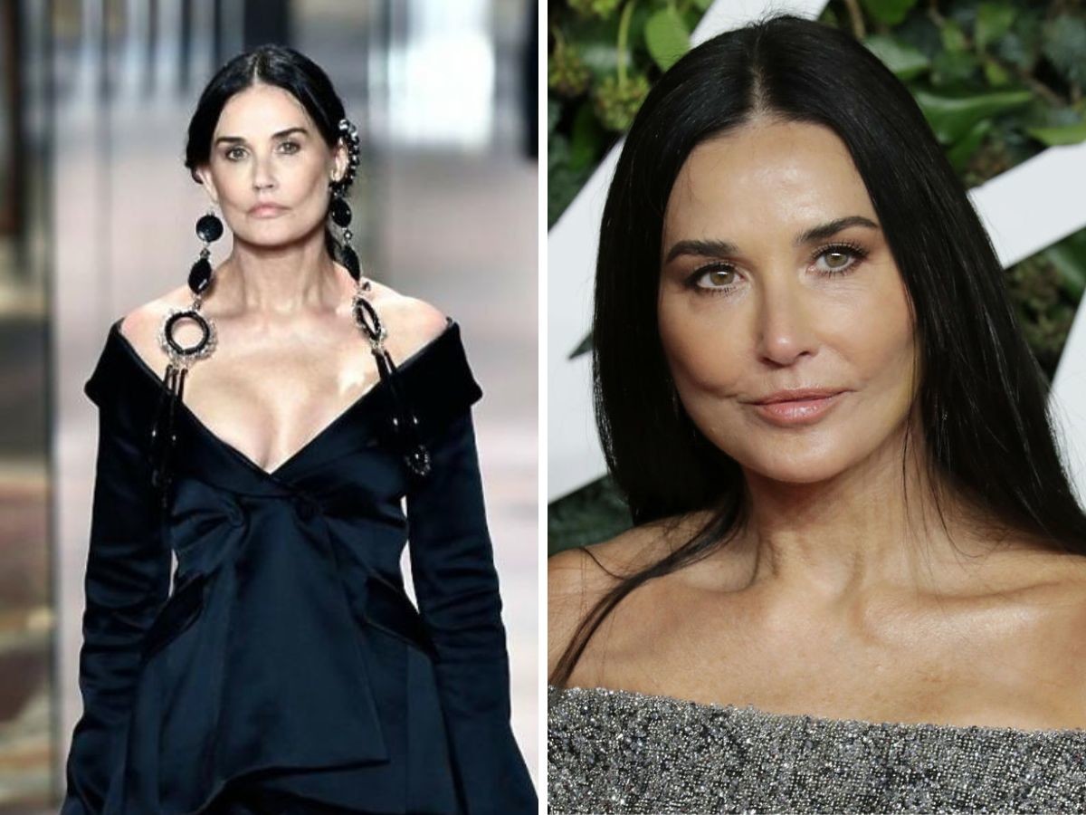 Demi Moore na pokazie mody 00