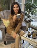 Klaudia Halejcio w wiosennej stylizacji