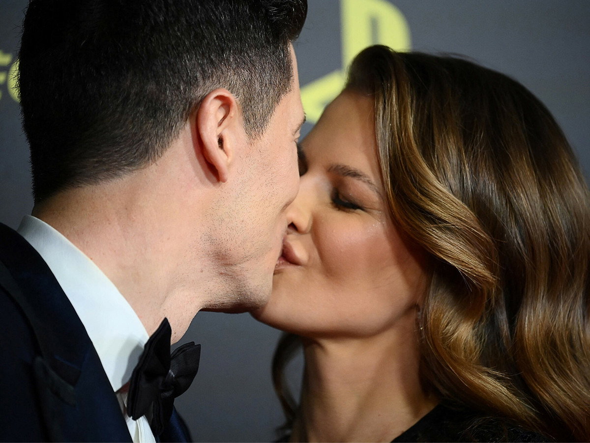 Anna i Robert Lewandowscy na gali Złotej Piłki