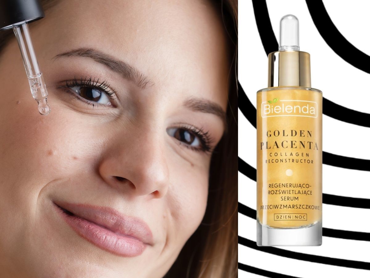 Złote serum do twarzy Golden Placenta Collagen Reconstructor od Bielenda