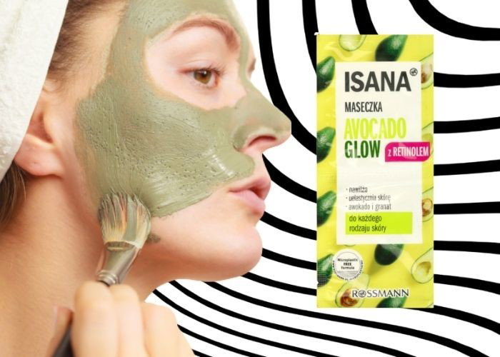 Isana, Avocado Glow Maske