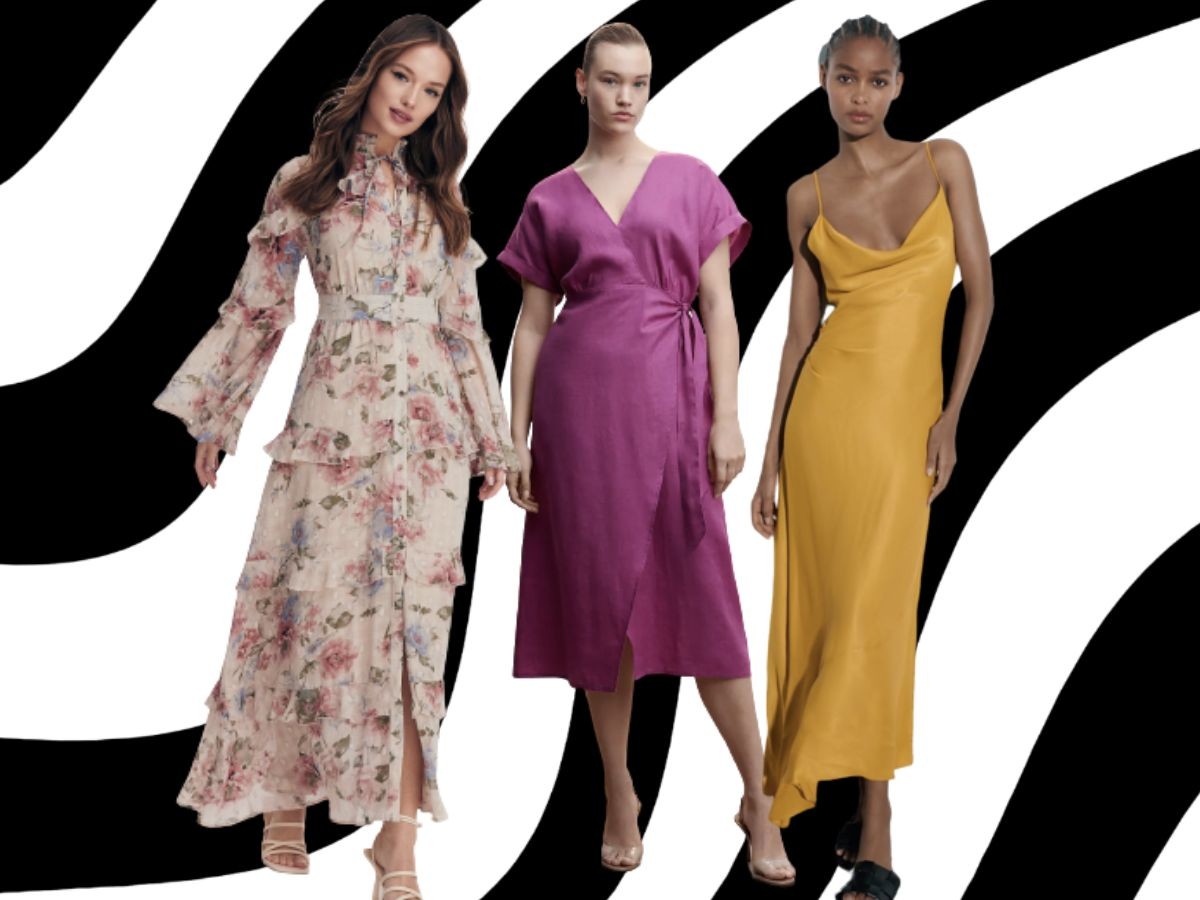 Prosta sukienka na wesele dla mamy - modne i wygodne fasony z sieciówki już od 160 zł [Zara, C&A, Mango, Mohito]