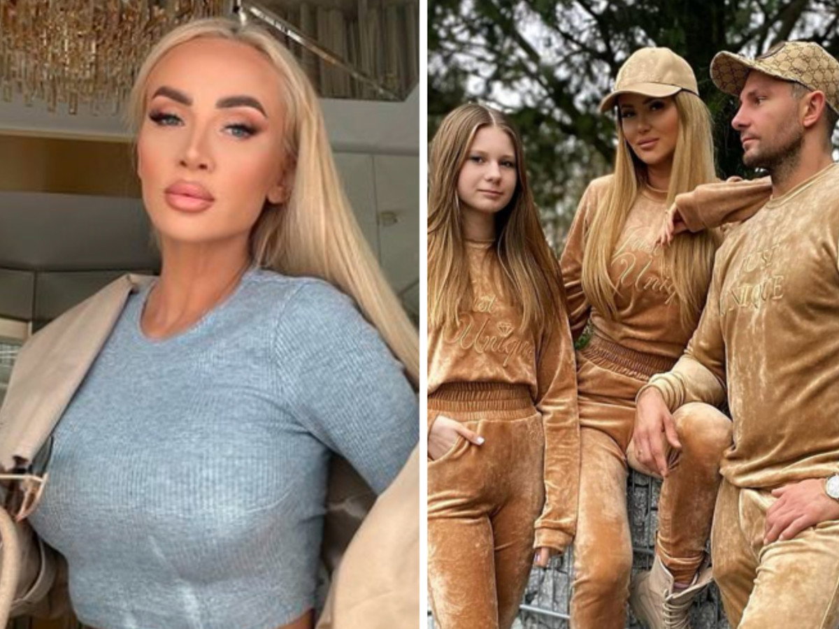 Izabela Macudzińska z dawno niewidzianą córką. Eliza w wyrazistym makijażu jest nie do poznania