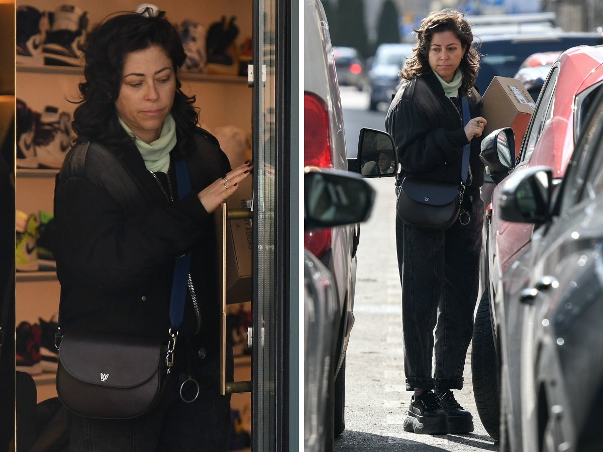 Natalia Kukulska bez makijażu na zakupach