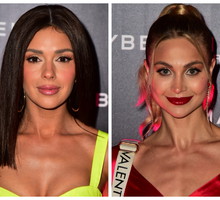 Klaudia Halejcio i Hanna Żudziewicz pojawiły się na imprezie Maybelline