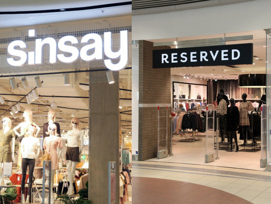 Sinsay - Reserved wyprzedaże