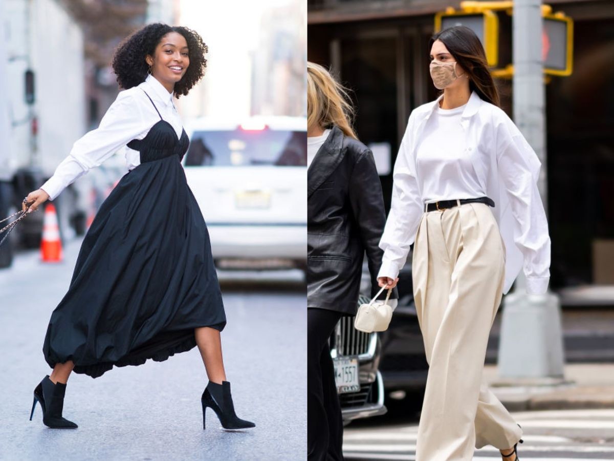 Stylizacje z białą koszulą - jak nosić białą koszulę nie tylko latem. TOP 10 inspiracji na modny look