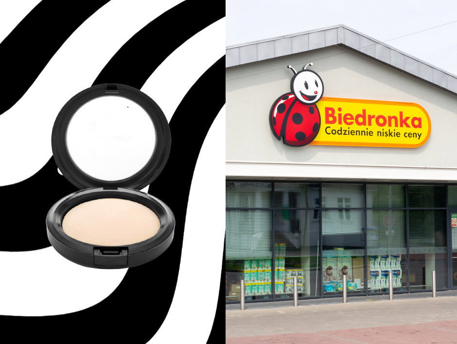 puder utrwalający do twarzy z Biedronki