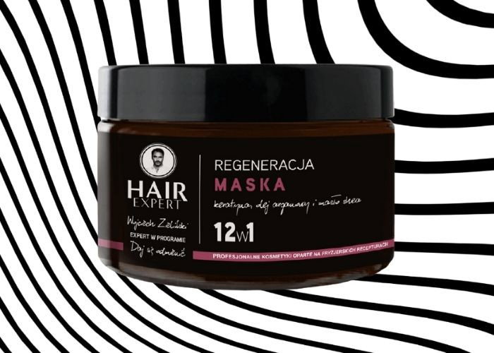 Regenrująca maska do włosów z keratyną od Hair Expert
