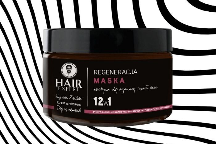 Regenrująca maska do włosów z keratyną od Hair Expert