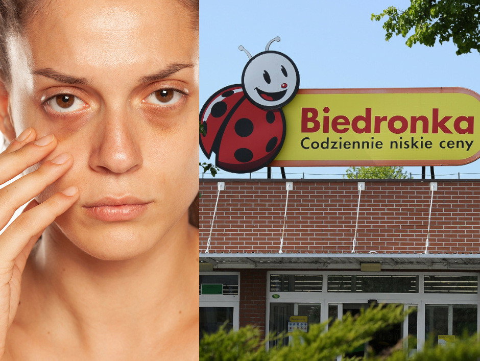 cienie i worki pod oczami - Biedronka