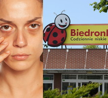 cienie i worki pod oczami - Biedronka