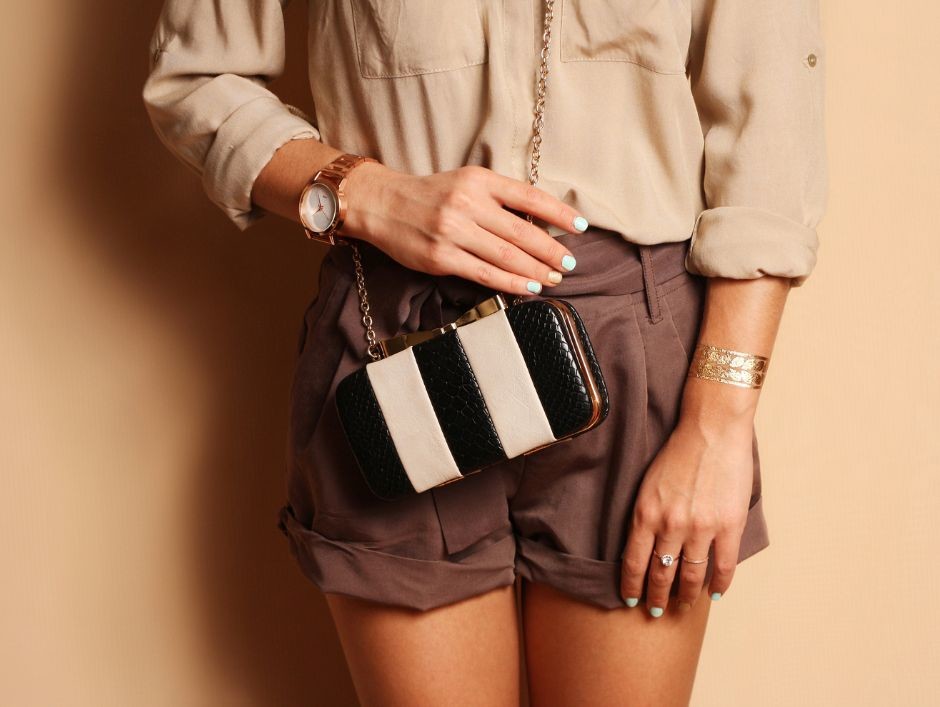 Szorty paperbag w stylizacji na lato