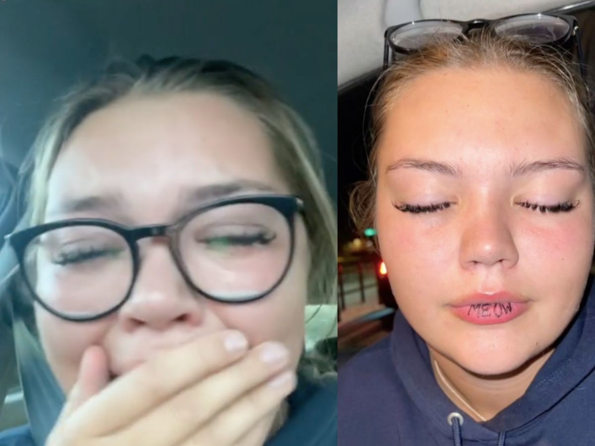 TikTokerka chciała tatuaż na wardze, ale zaszła pomyłka