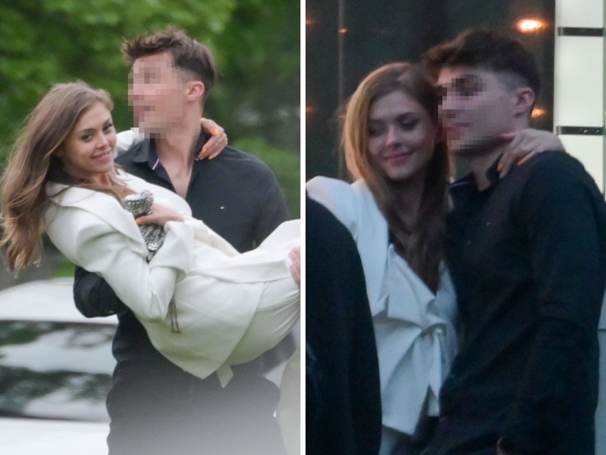 Joanna Opozda na randce z partnerem