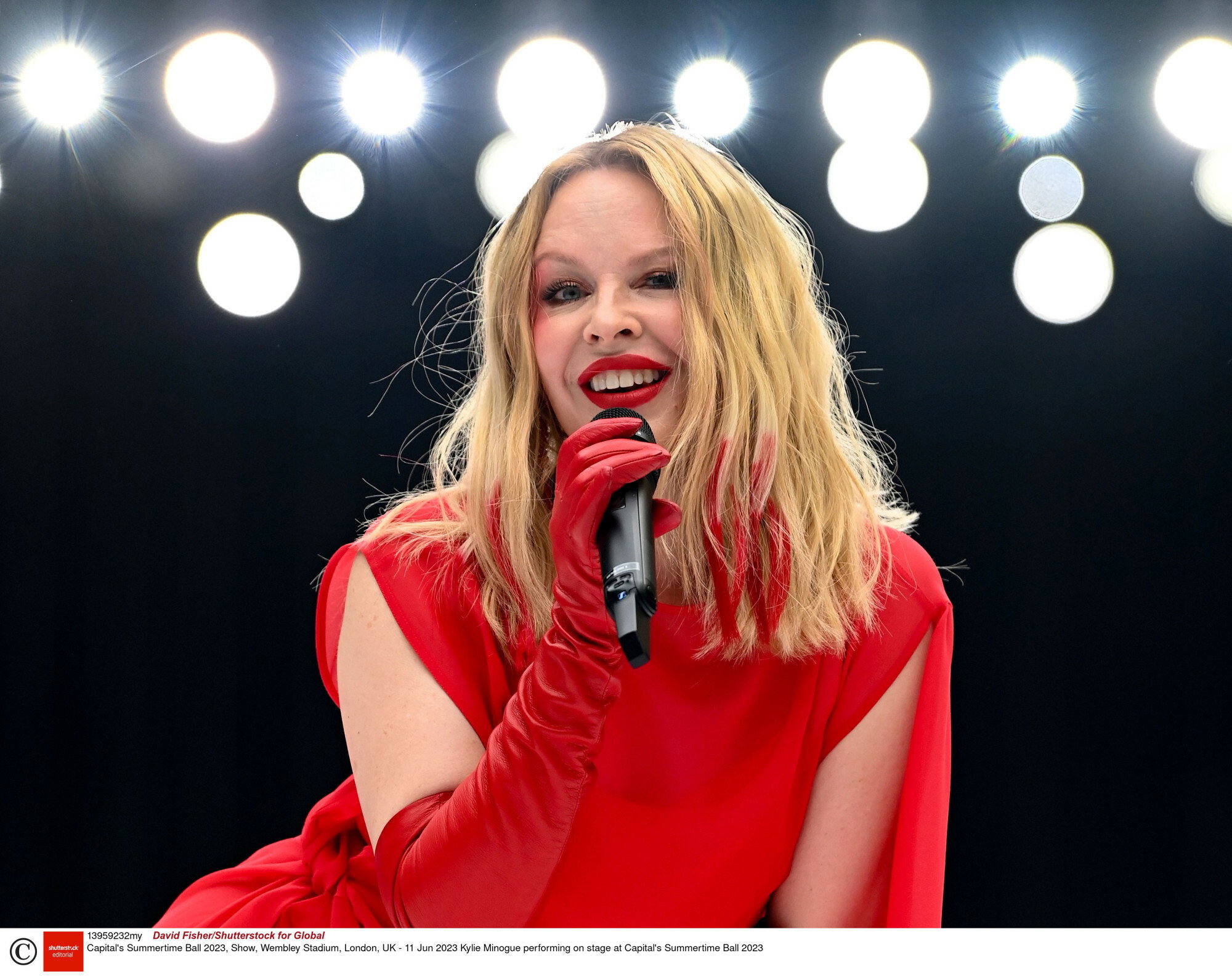 Kylie Minogue na koncercie