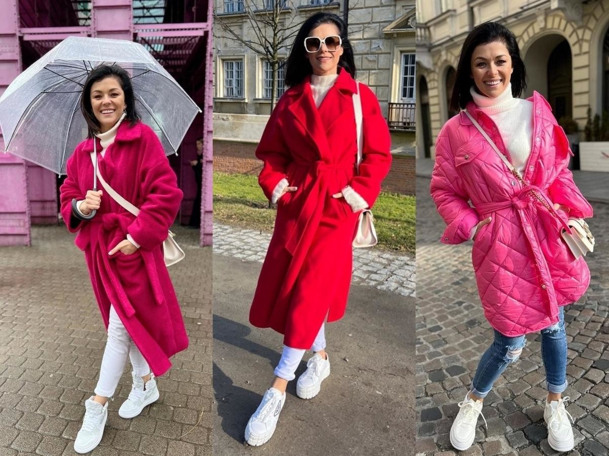 Katarzyna Cichopek i jej modne płaszcze na wiosnę