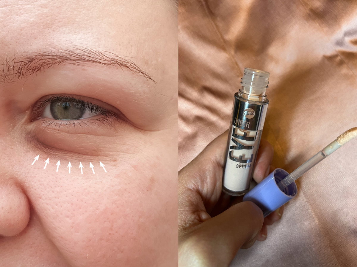 serum pod oczy Bell z Biedronki - cienie i worki pod oczami