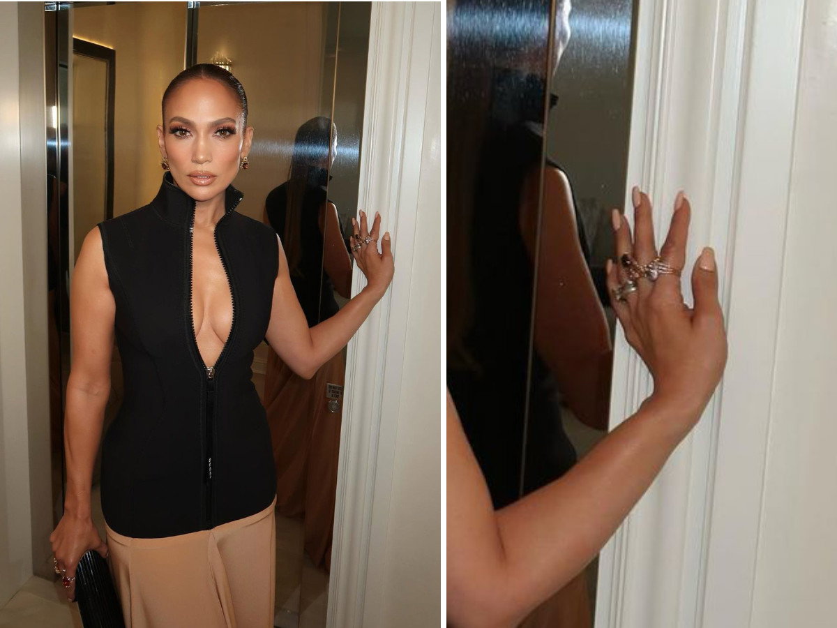 Jennifer Lopez - najmodniejszy kształt paznokci