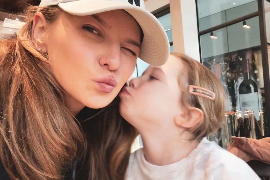 Anna Lewandowska spędza czas z córką