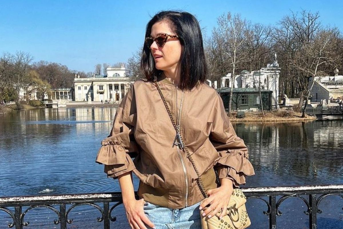 Katarzyna Cichopek w modnych kozakach na wiosnę