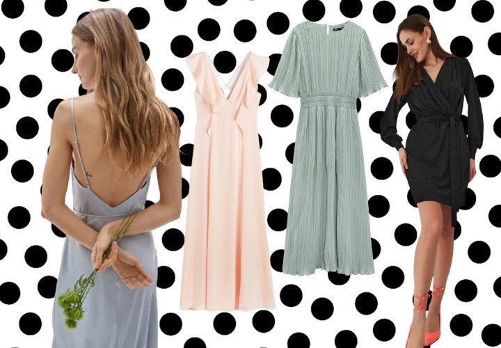 eleganckie sukienki damskie z H&M, Zary, Mohito