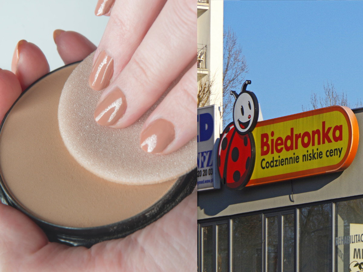 puder do twarzy - Biedronka