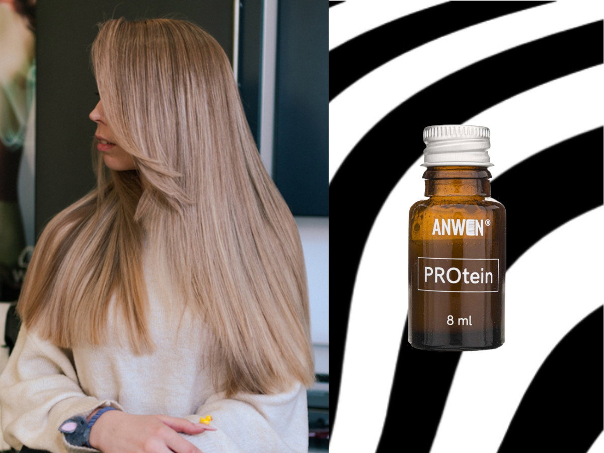 proteinowe ampułki do włosów Anwen