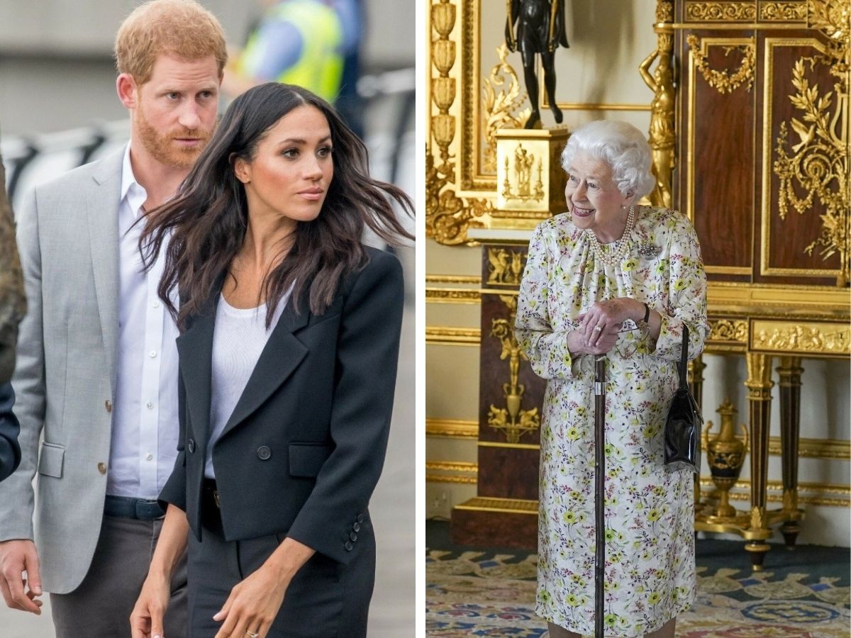 Książę Harry i Meghan Markle odwiedzili Królową Elżbietę II
