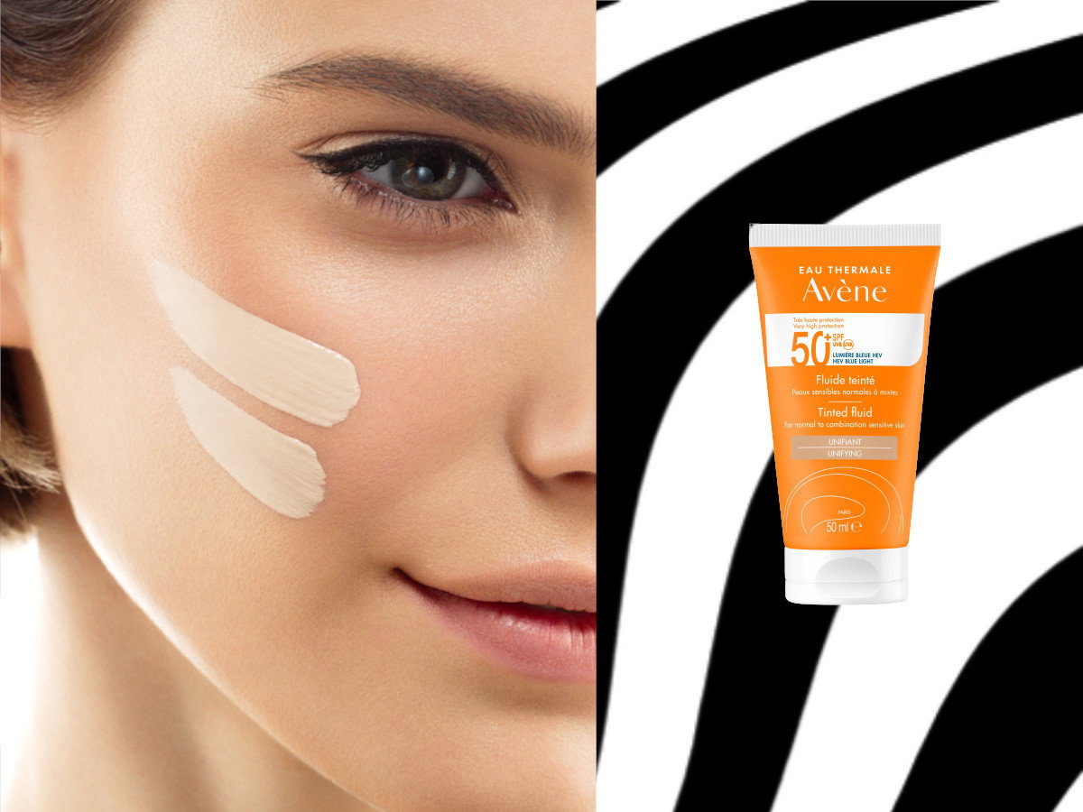 Koloryzujący fluid Avene Sun Fluide SPF50+ 