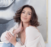 Klaudia Halejcio w modnej stylizacji na wiosnę 2022