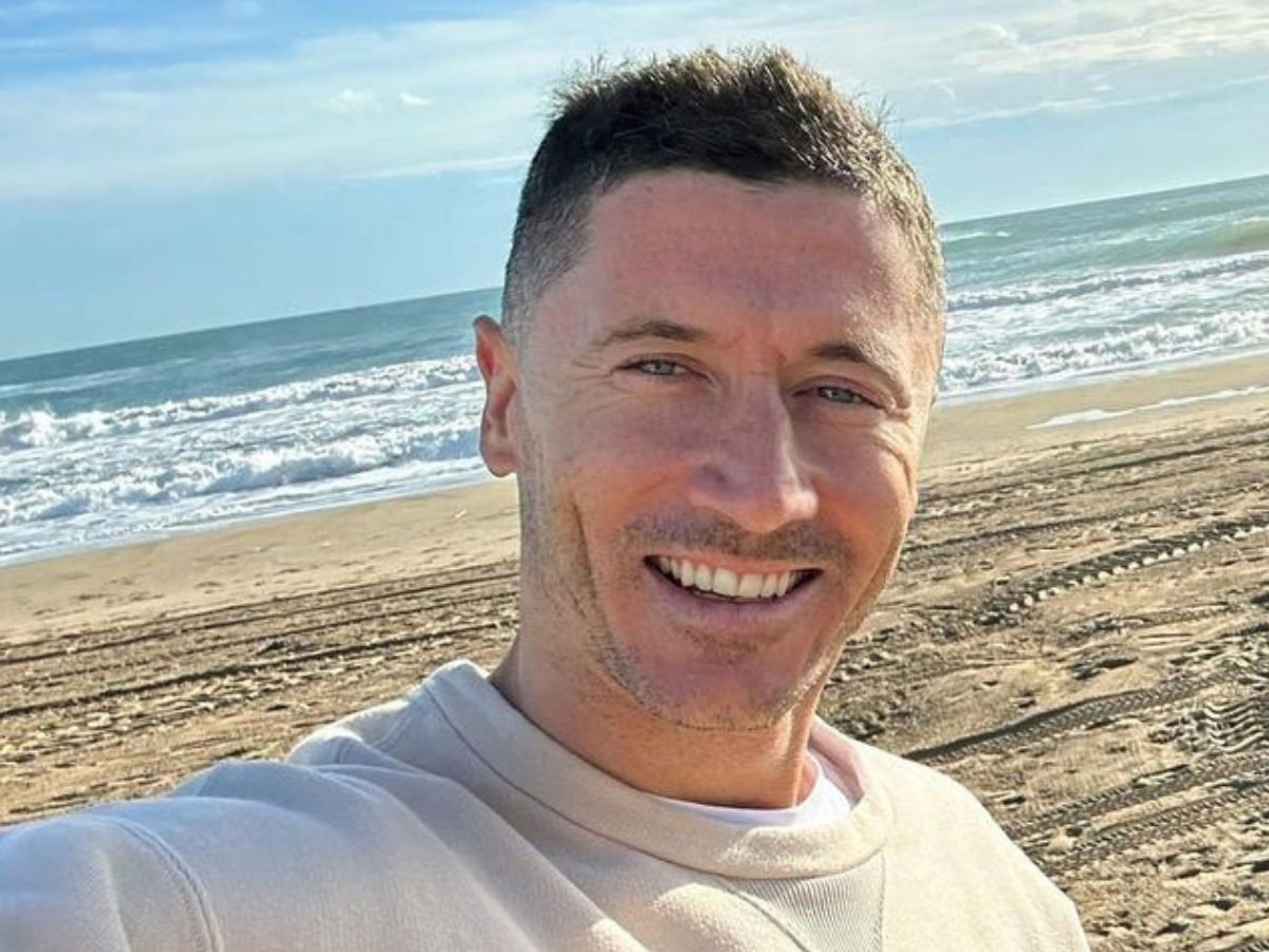 Robert Lewandowski chwali się prezentem