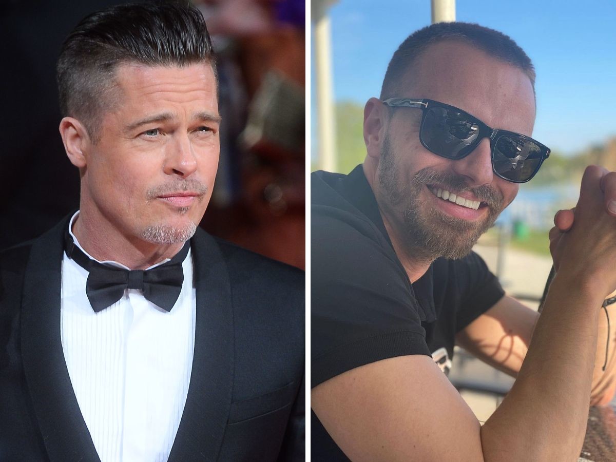 Marcin Hakiel jak Brad Pitt 1