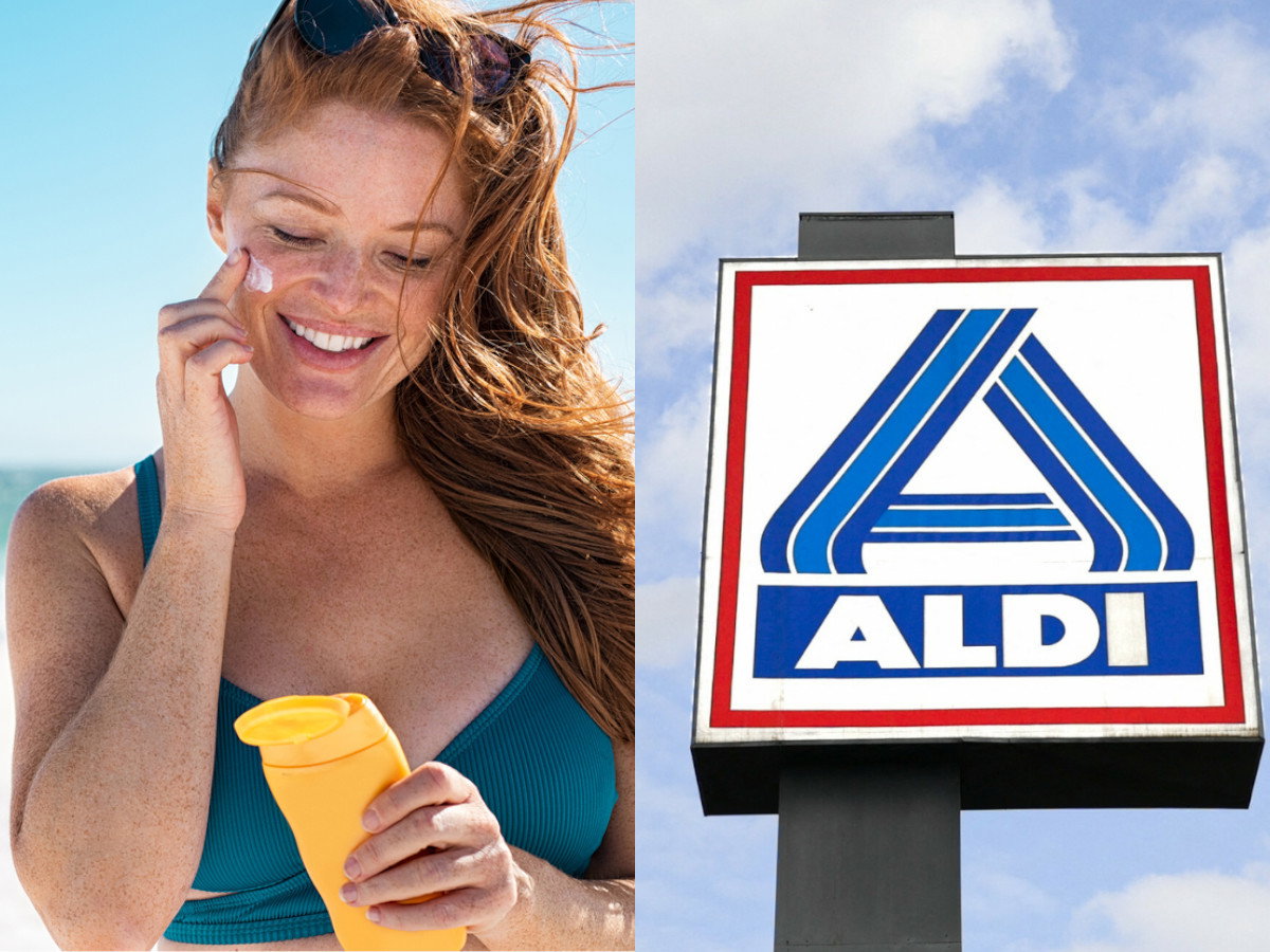 krem z filtrem SPF50 z Aldi 