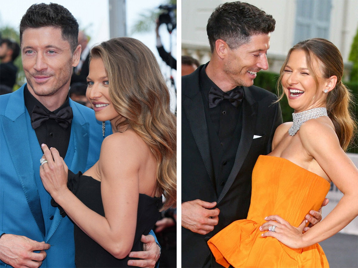 Anna i Robert Lewandowski na festiwalu w Cannes 2022