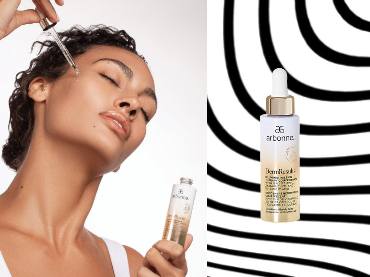 nowe przeciwutleniające serum z bakuchiolem DermResults od Arbonne