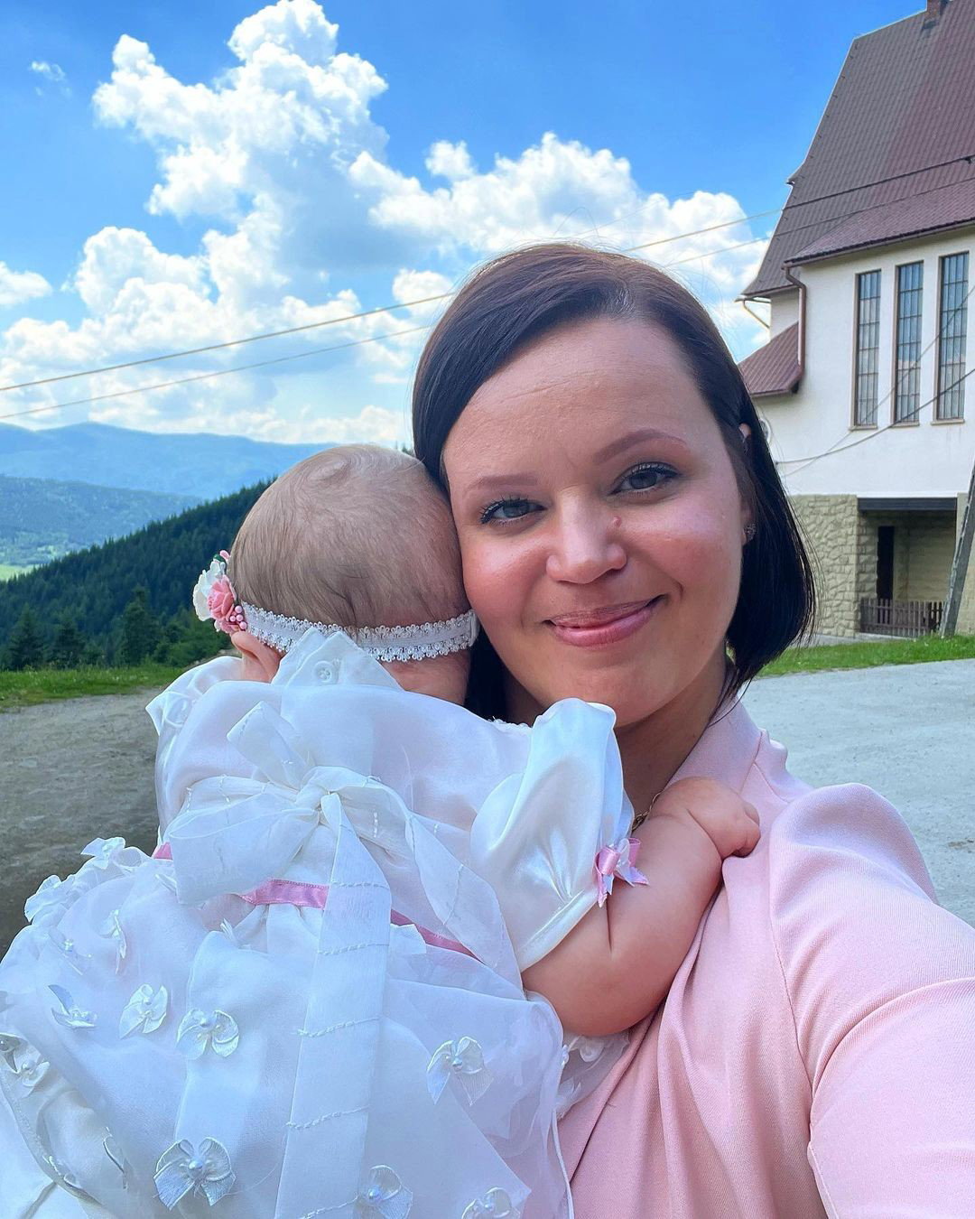 Agnieszka Łyczakowska chrzciny córki