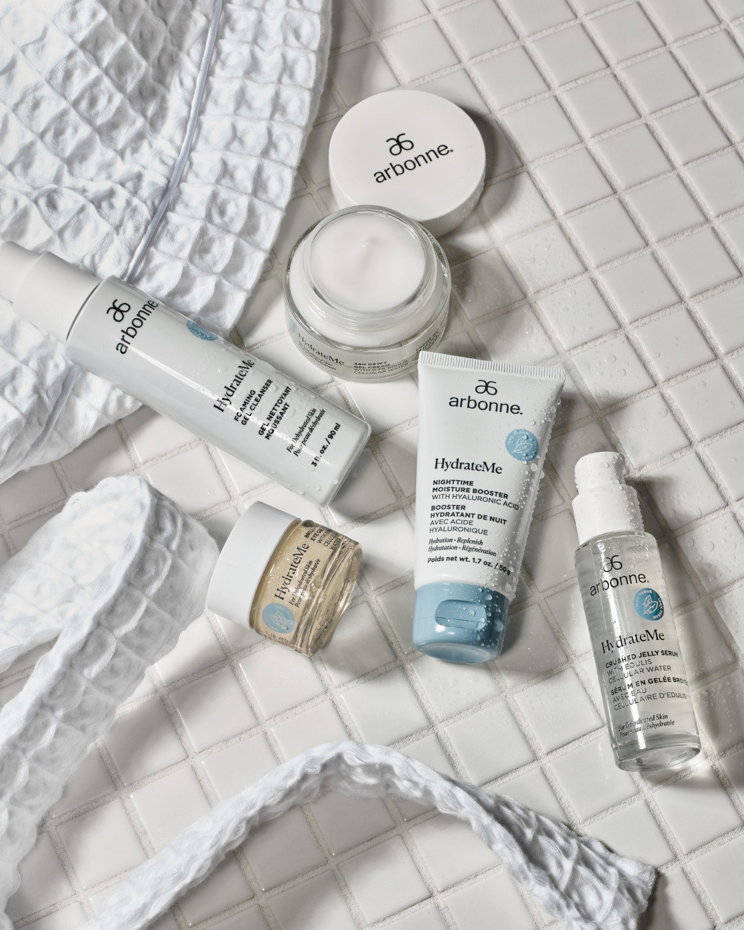 wodna kuracja na twarz Arbonne