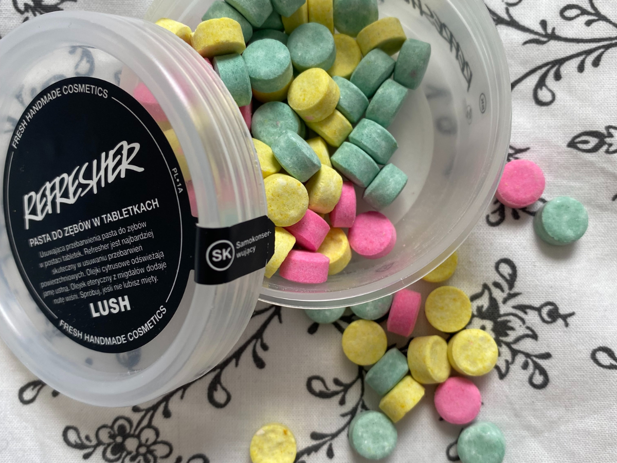 Pasta do zębów w tabletkach od Lush