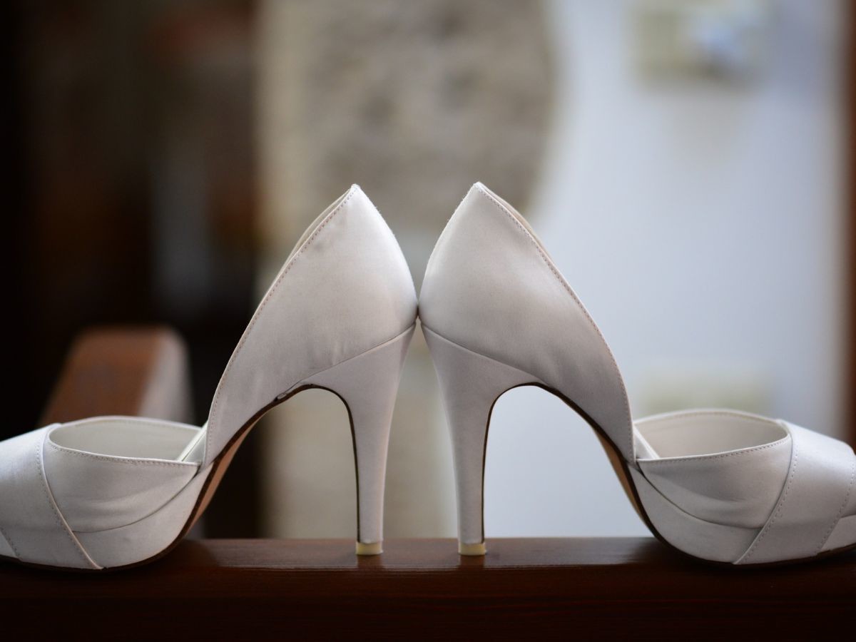 Buty ślubne na platformie