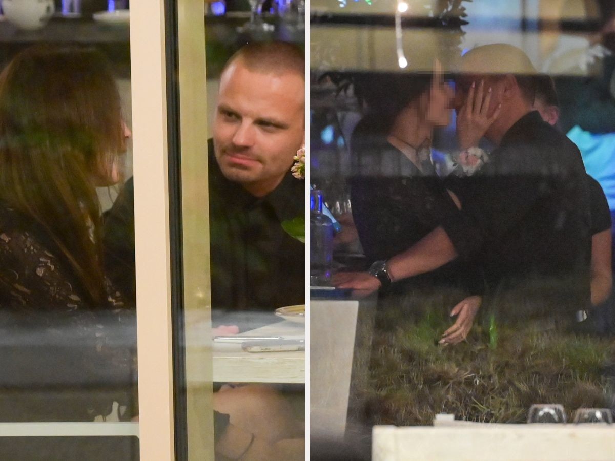 Marcin Hakiel czułości z partnerką zdjęcia paparazzi