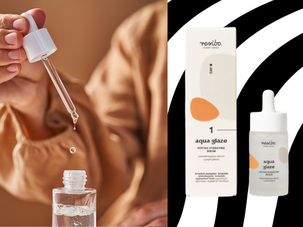 Nawadniające serum z peptydami „Aqua Glaze” od Resibo