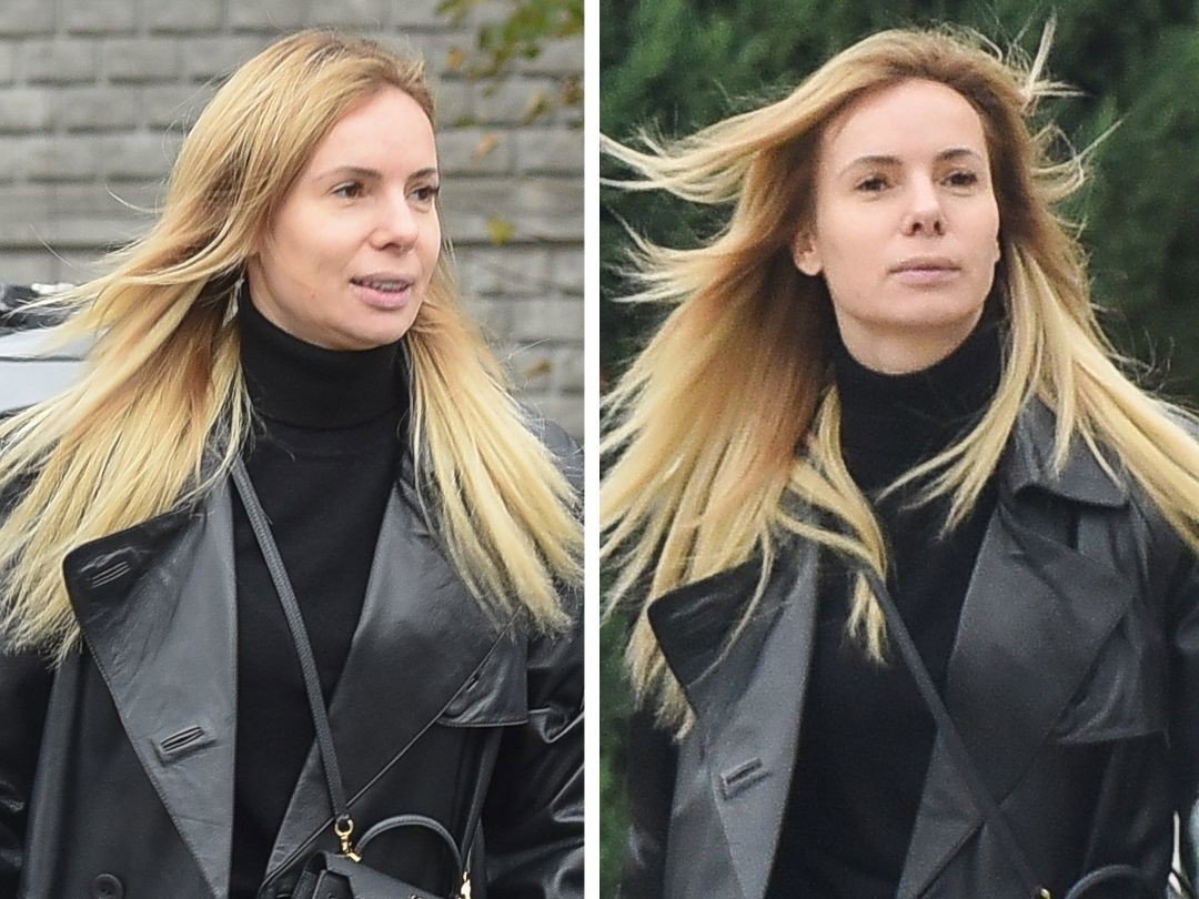 Izabela Janachowska bez makijażu na mieście
