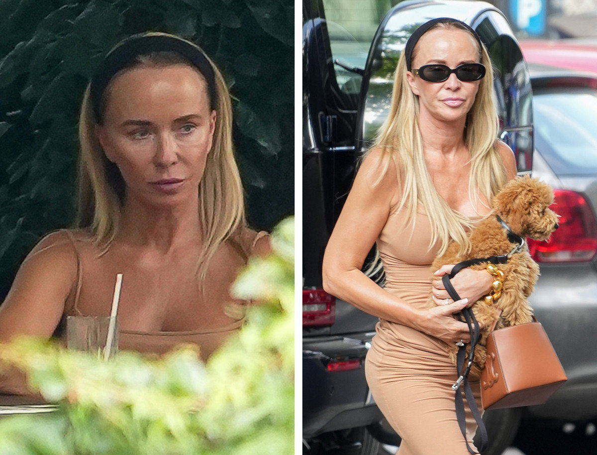 Joanna Przetakiewicz bez makijażu - zdjęcia paparazzi