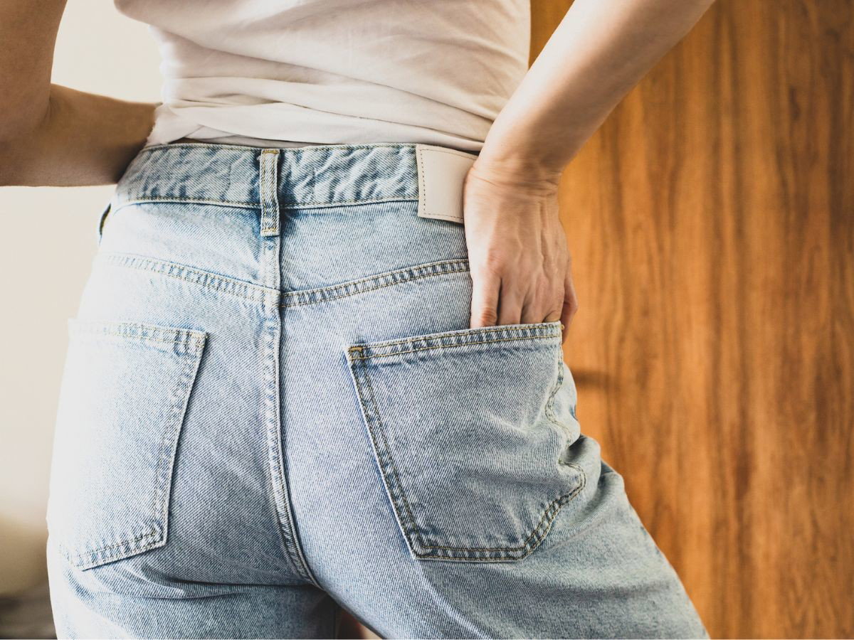 Jeansy wide leg z wysokim stanem