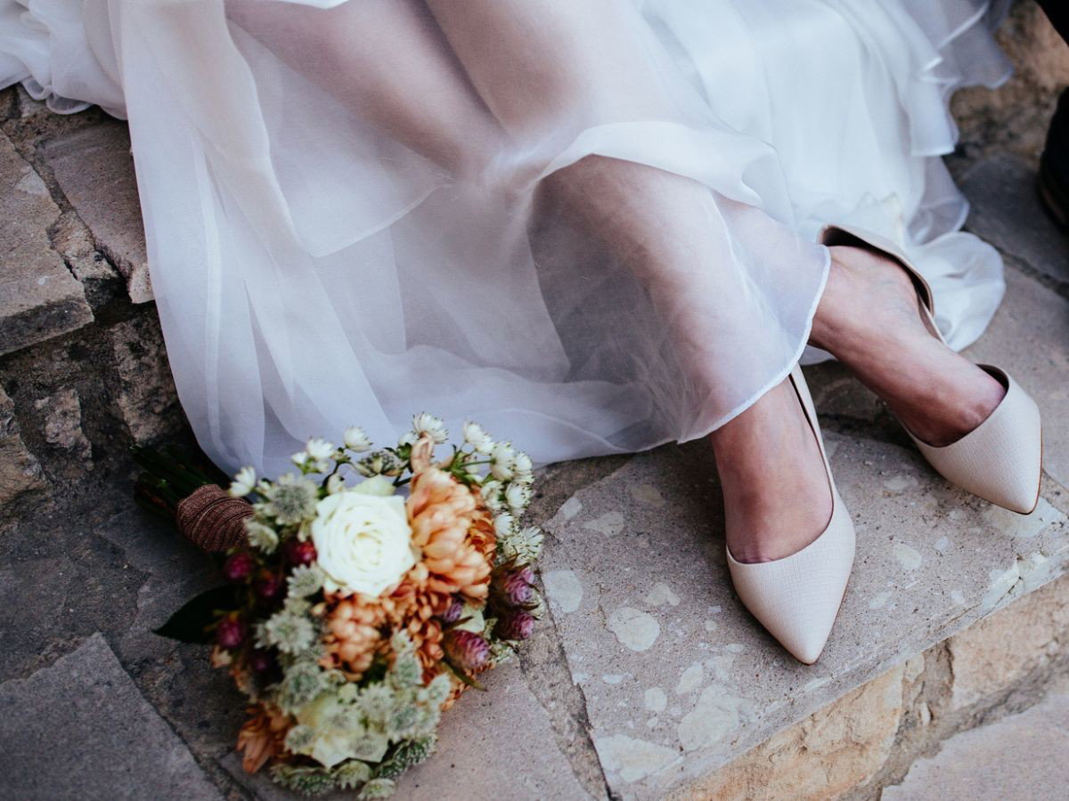 Buty ślubne boho