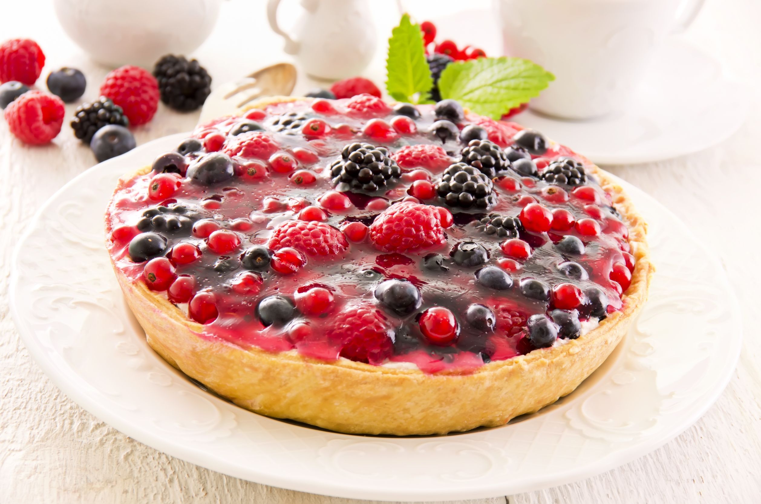 tarta z owocami