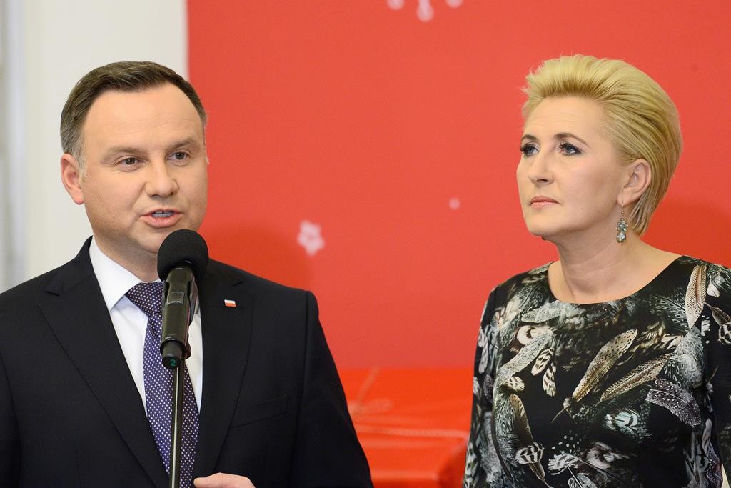 Andrzej duda i Agata Duda
