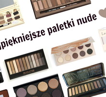 palety do cieni w odcieniach nude